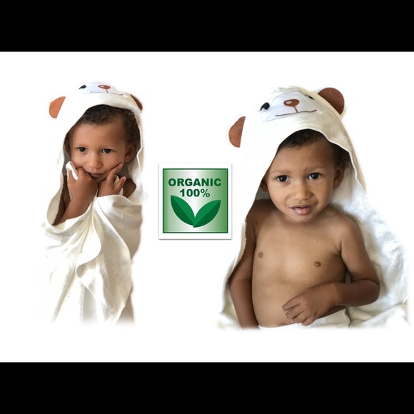 Organic Baby Hooded Towel 100% Bamboo - Picture 3 of 3